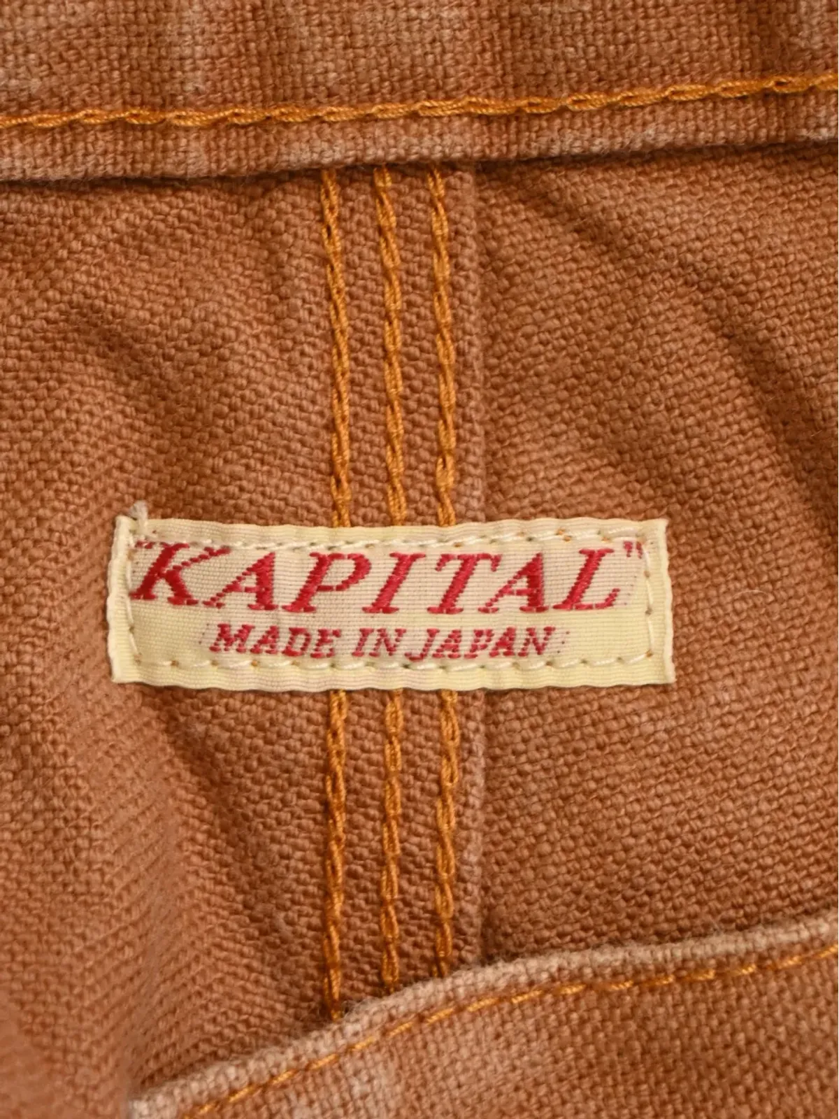 KAPITAL ランバー ストレートレッグ カーゴパンツ - Brown - 画像4