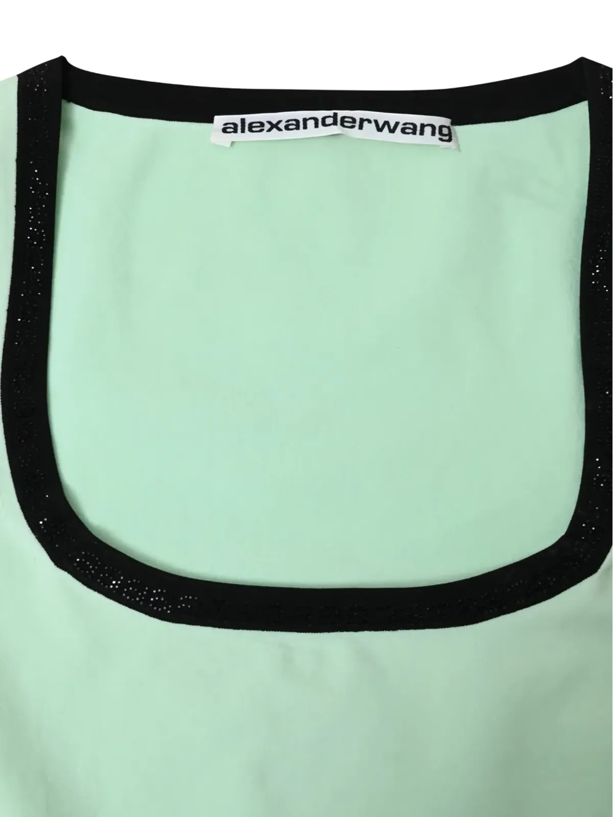 Alexander Wang コントラストトリム クロップドTシャツ - 画像5