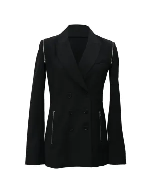 Alexander Wang ジップディテール ダブルブレスト ブレザー - サムネイル1