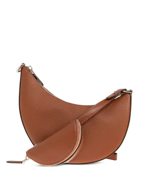 Kate Spade ジップレザー クロスボディバッグ - ブラウン - サムネイル1