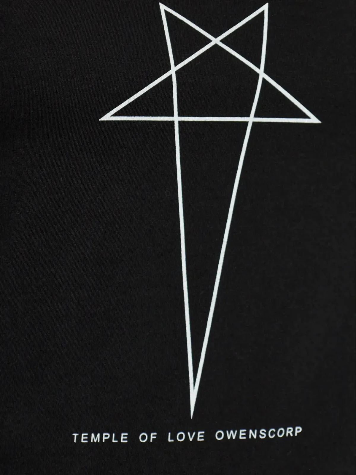 Rick Owens DRKSHDW 星柄グラフィックTシャツ - ブラック - 画像5