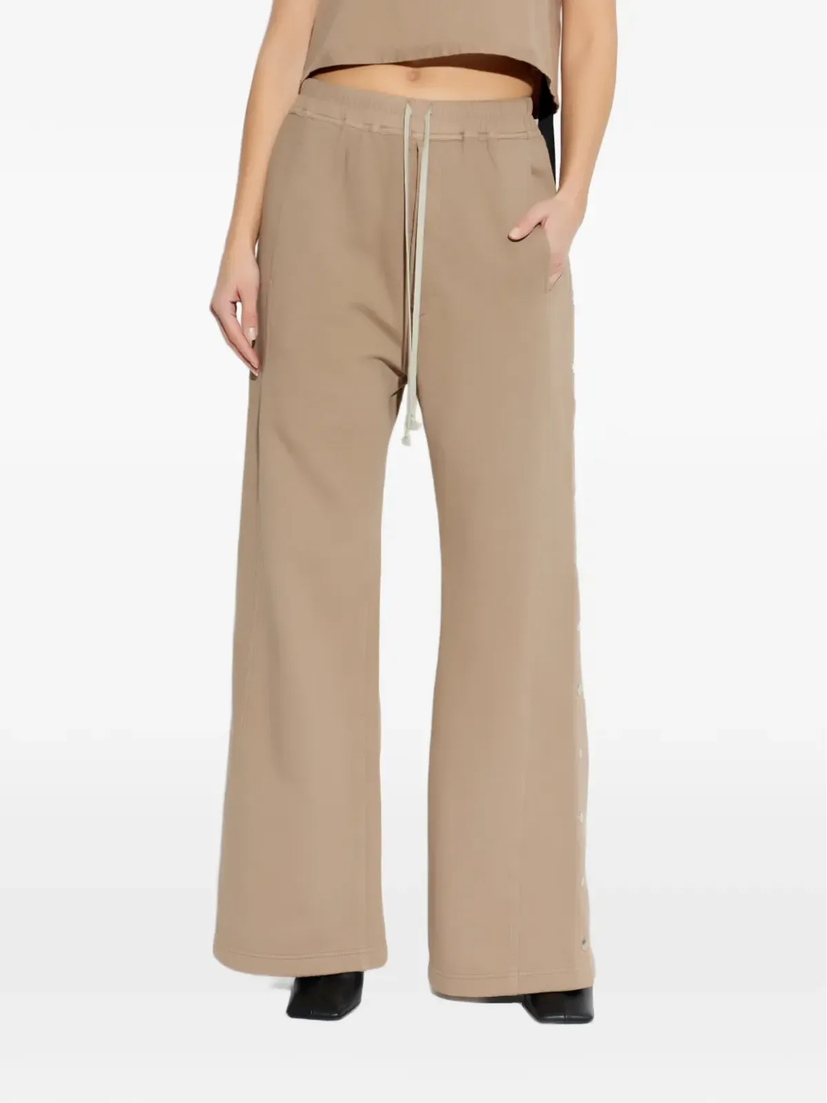 Rick Owens DRKSHDW ドローストリングボタンパンツ - Neutrals - 画像3