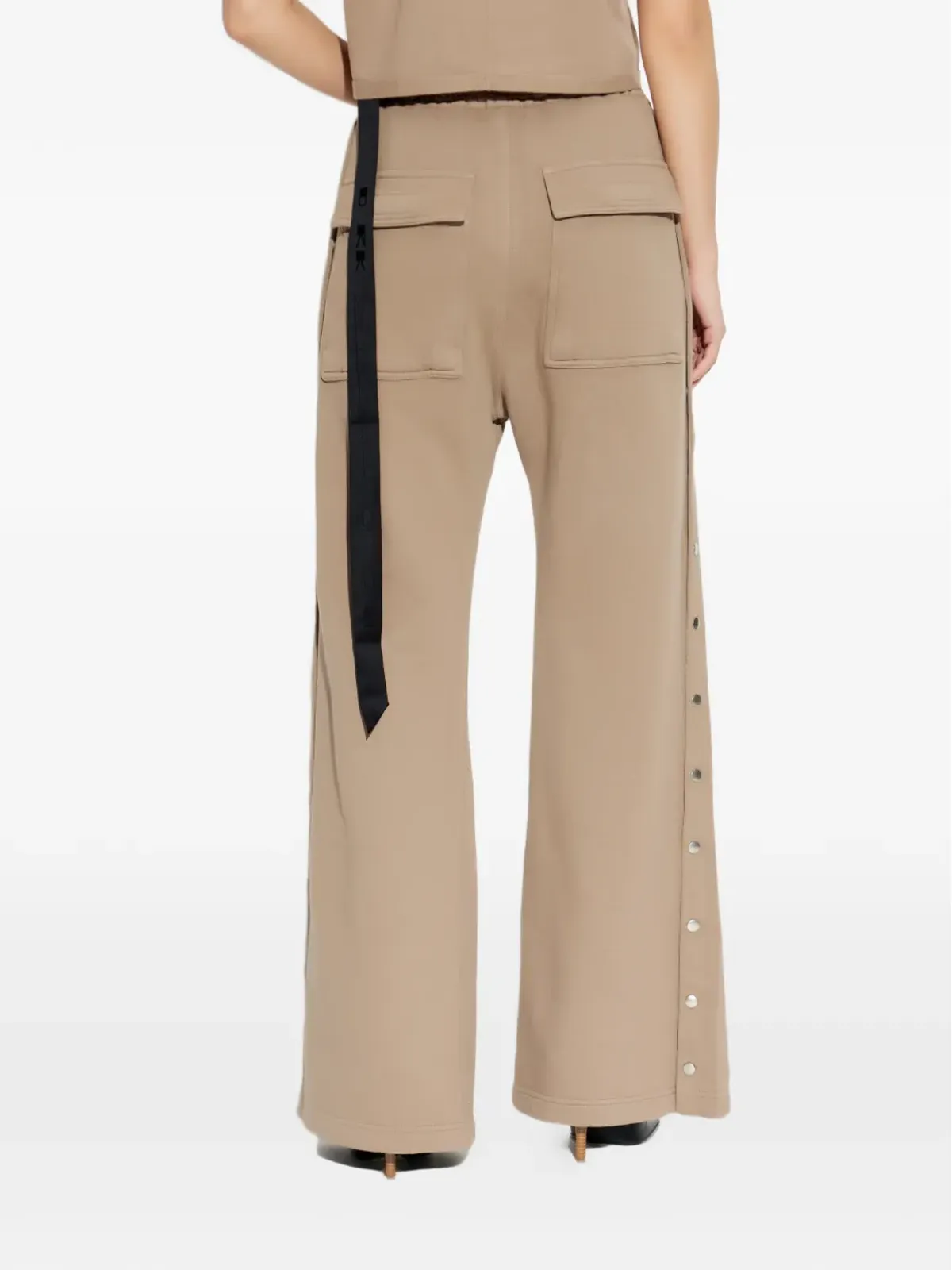 Rick Owens DRKSHDW ドローストリングボタンパンツ - Neutrals - 画像4