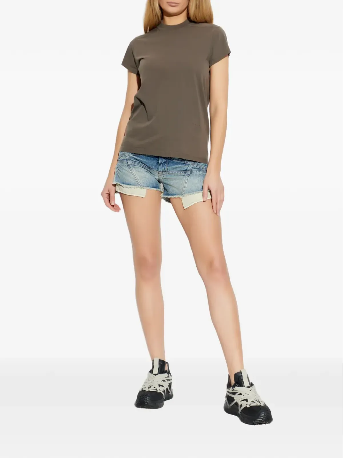 Rick Owens DRKSHDW ポケットTシャツ - ブラウン - 画像2