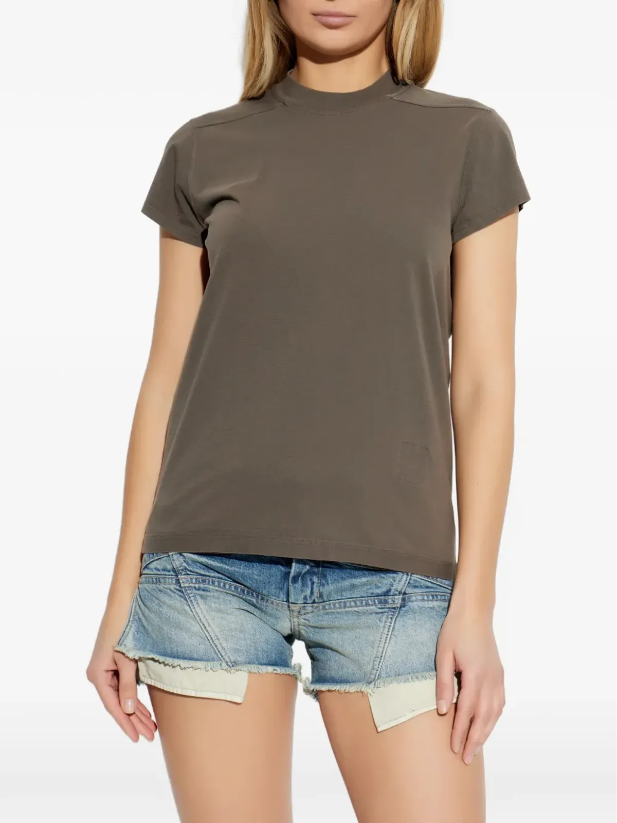 Rick Owens DRKSHDW ポケットTシャツ - ブラウン - 画像3
