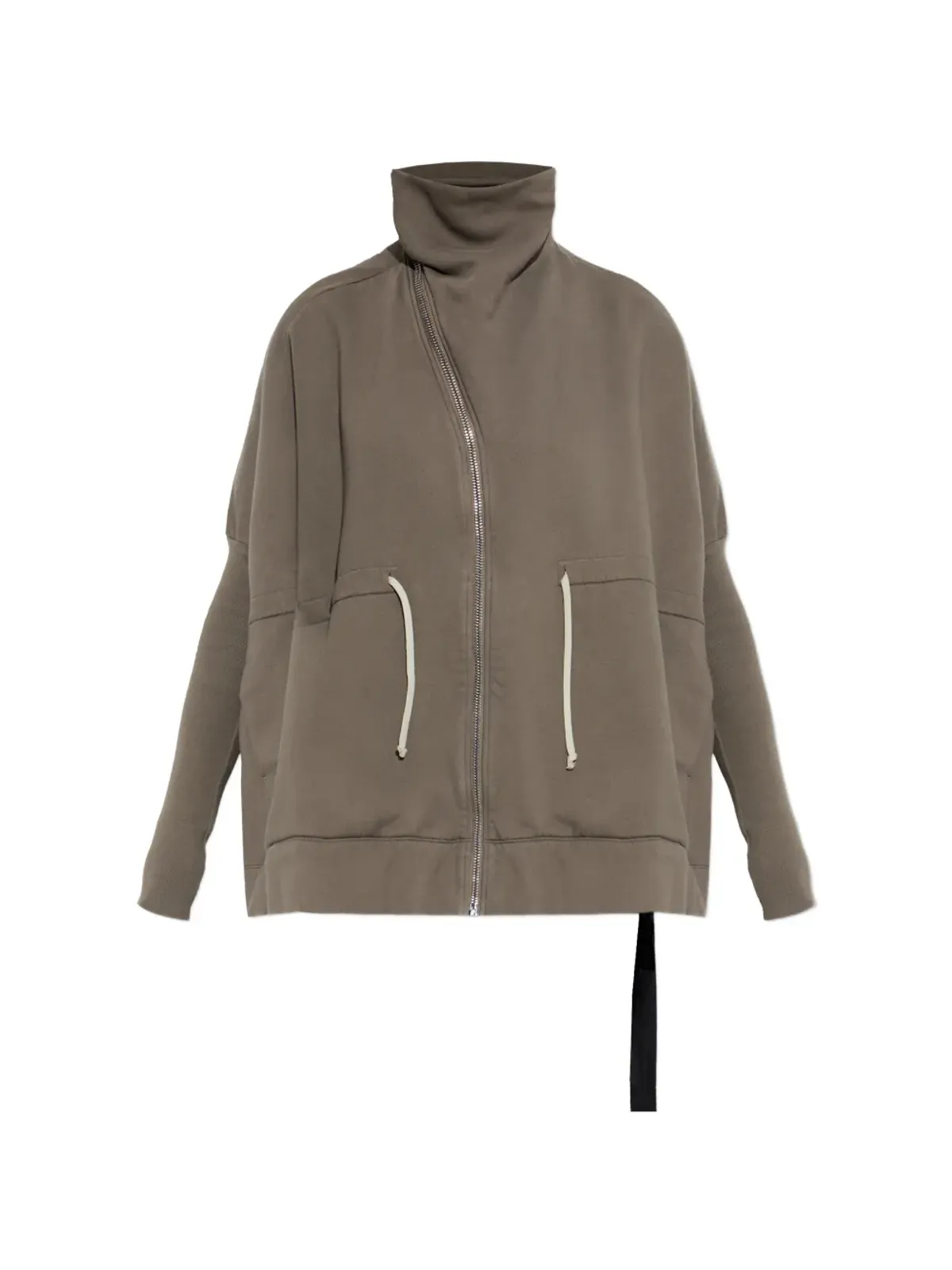 Rick Owens DRKSHDW ジップ付きコットンセーター - 画像1