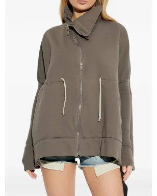 Rick Owens DRKSHDW ジップ付きコットンセーター - サムネイル3
