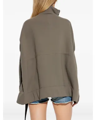 Rick Owens DRKSHDW ジップ付きコットンセーター - サムネイル4