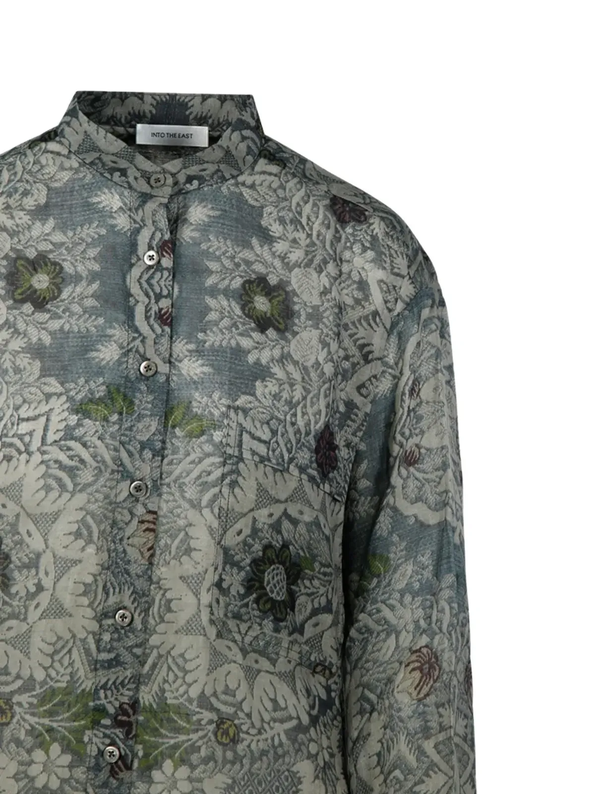 INTO THE EAST floral-print top - Blue - 画像4