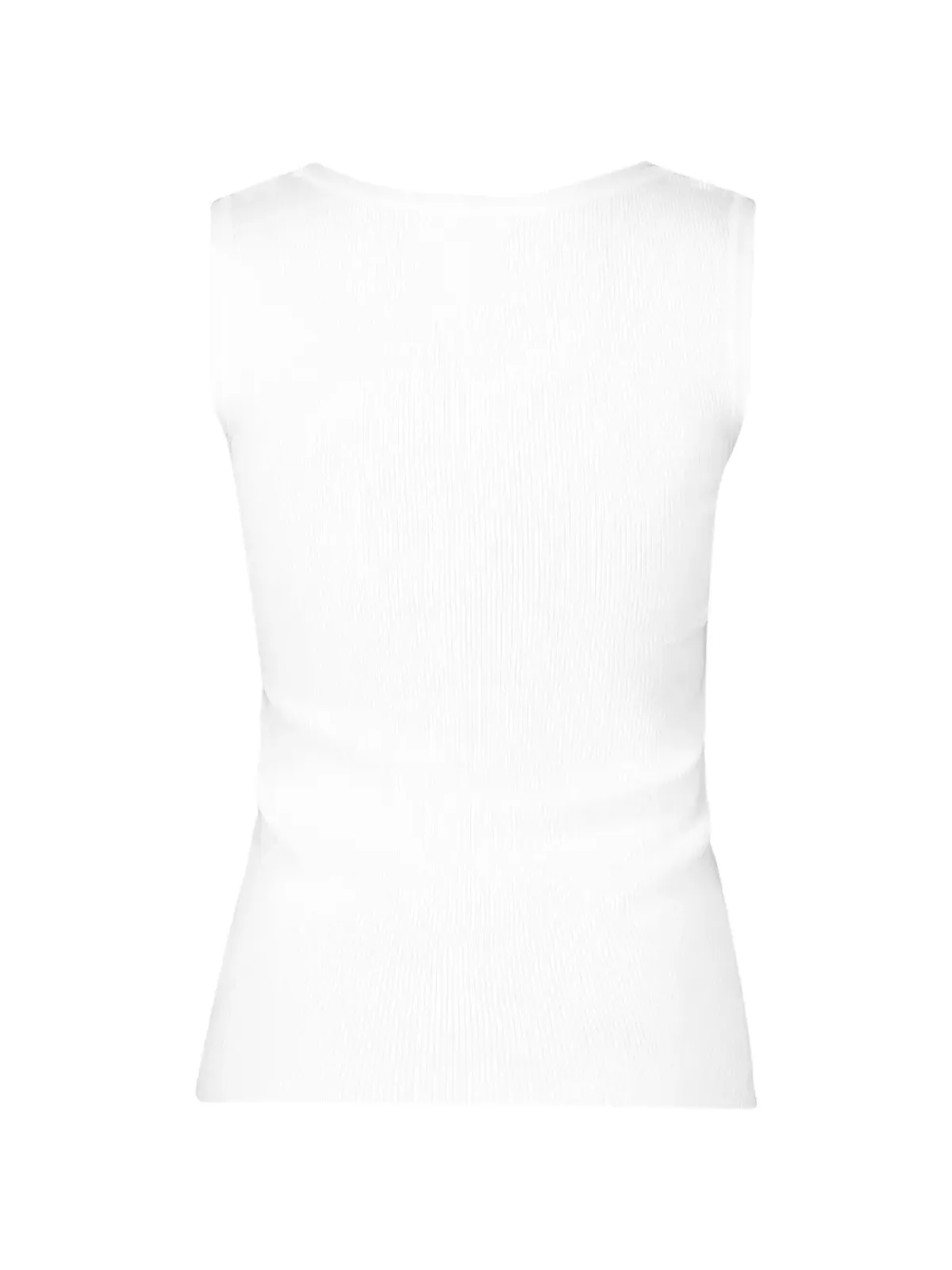 Lars Andersson scoop-neck ribbed tank top - White - 画像2