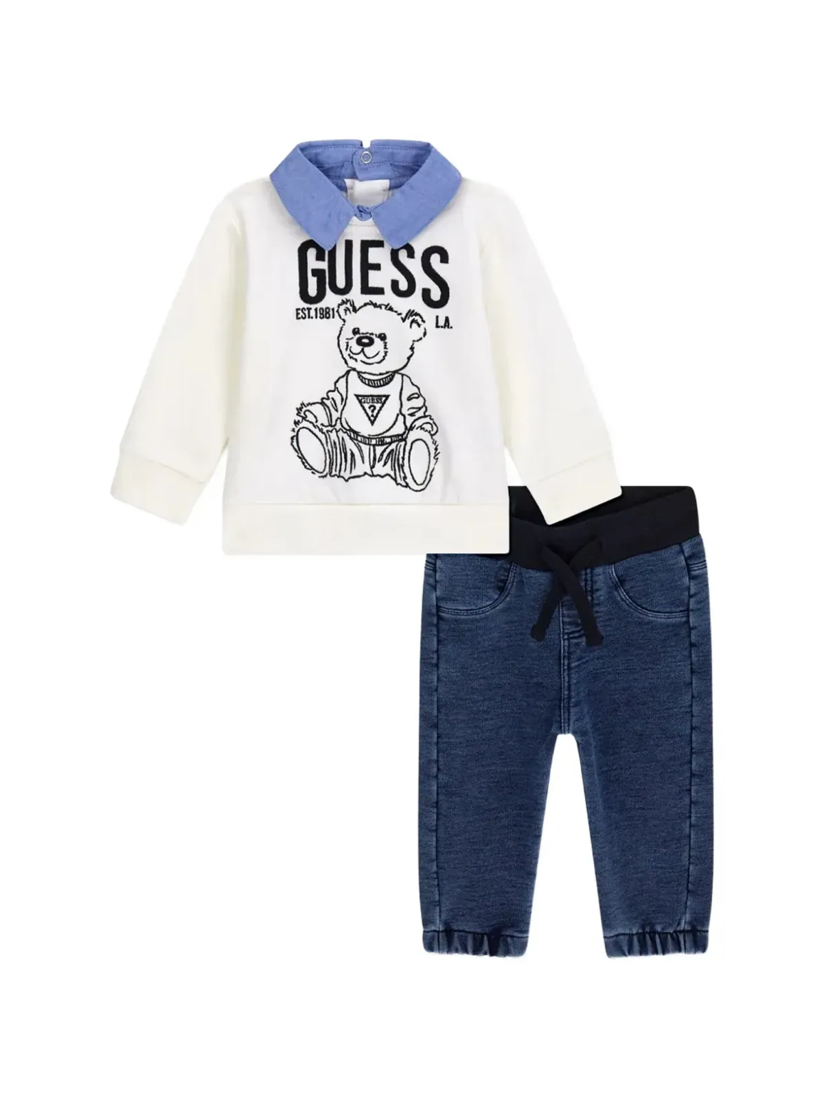 Guess Kids ベアプリントパンツセット - 画像1