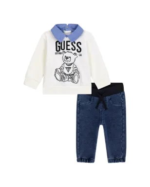Guess Kids ベアプリントパンツセット - サムネイル1