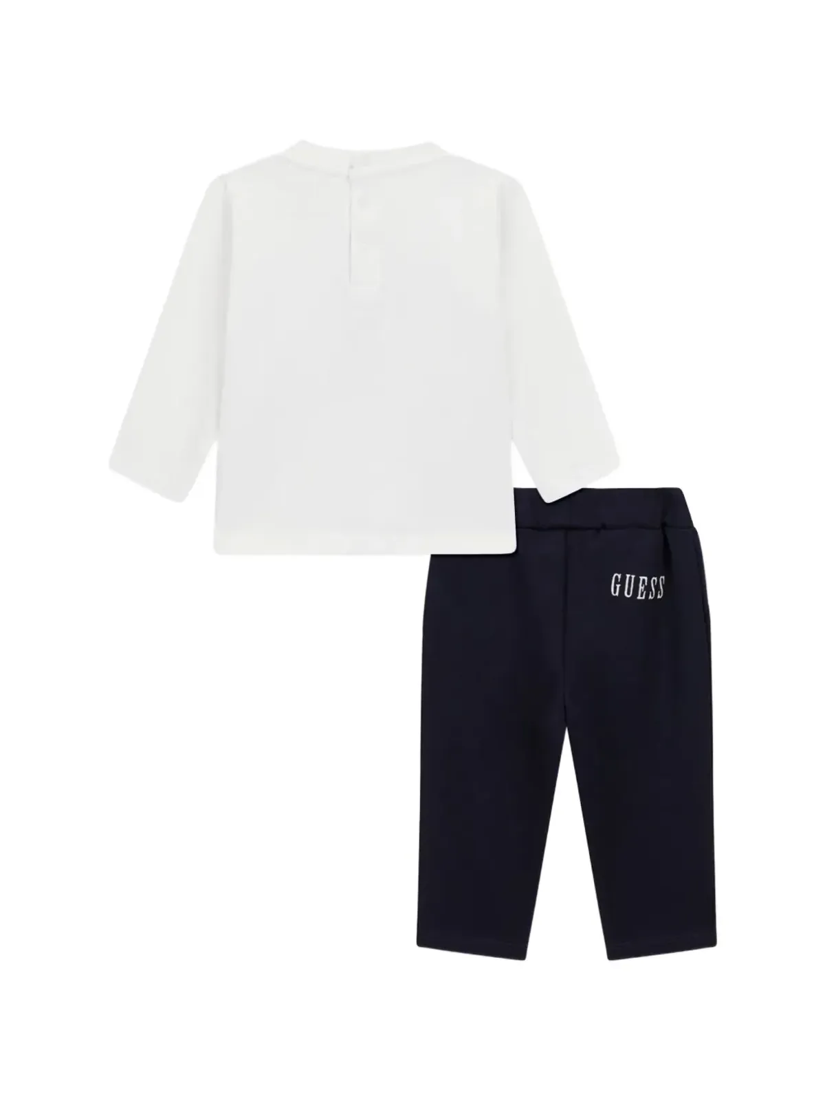 guess kids ロゴ刺繍トラウザーズセット - 画像2
