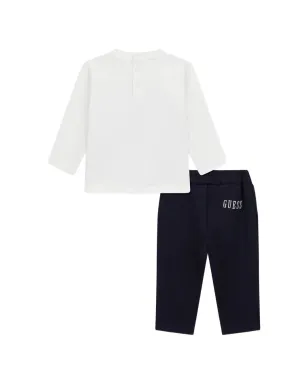 guess kids ロゴ刺繍トラウザーズセット - サムネイル2