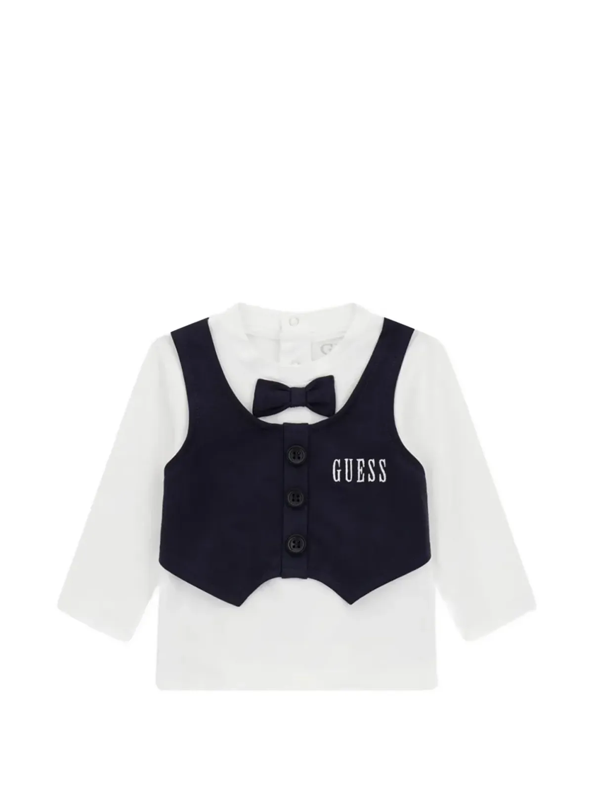guess kids ロゴ刺繍トラウザーズセット - 画像3