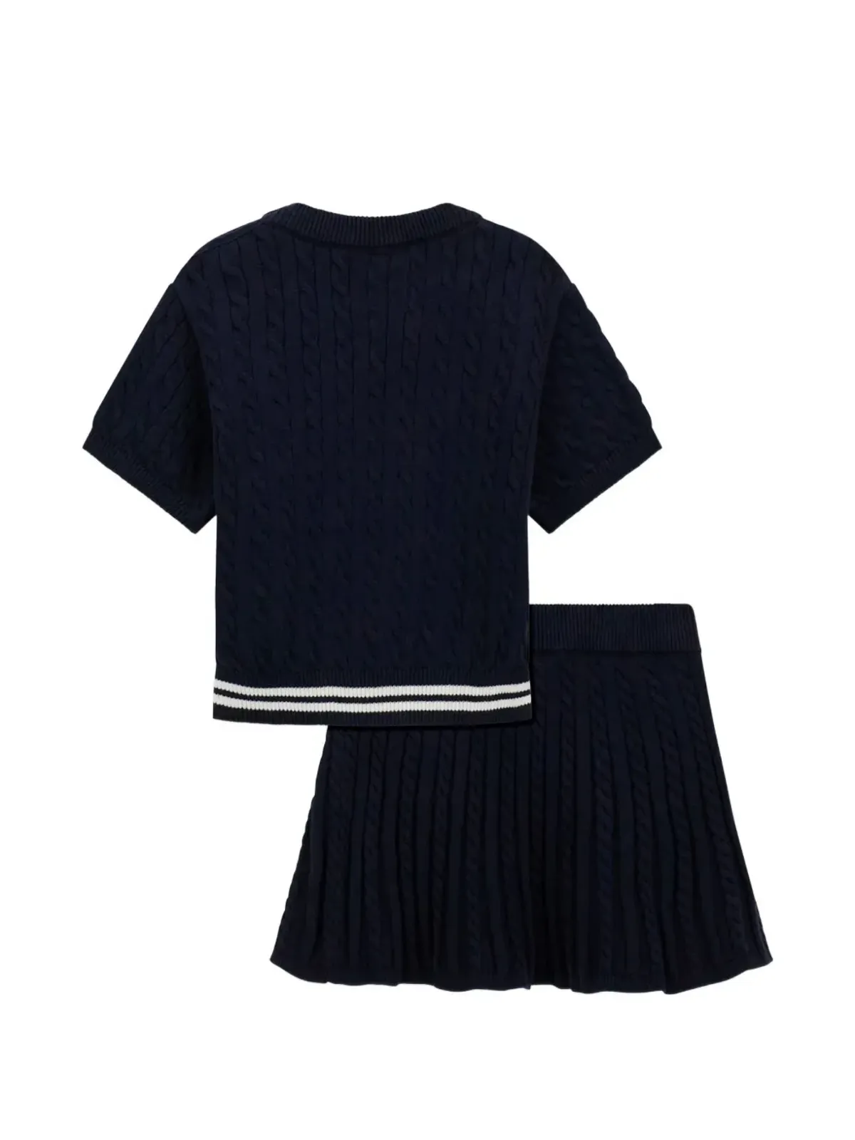 guess kids ケーブルニットスカートセット - 画像2