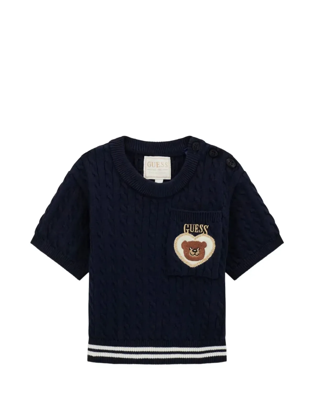 guess kids ケーブルニットスカートセット - 画像3