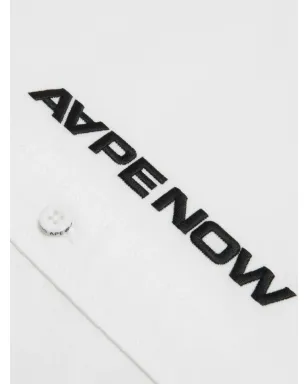 AAPE BY *A BATHING APE® ロゴレタリングショートスリーブシャツ - White - サムネイル5