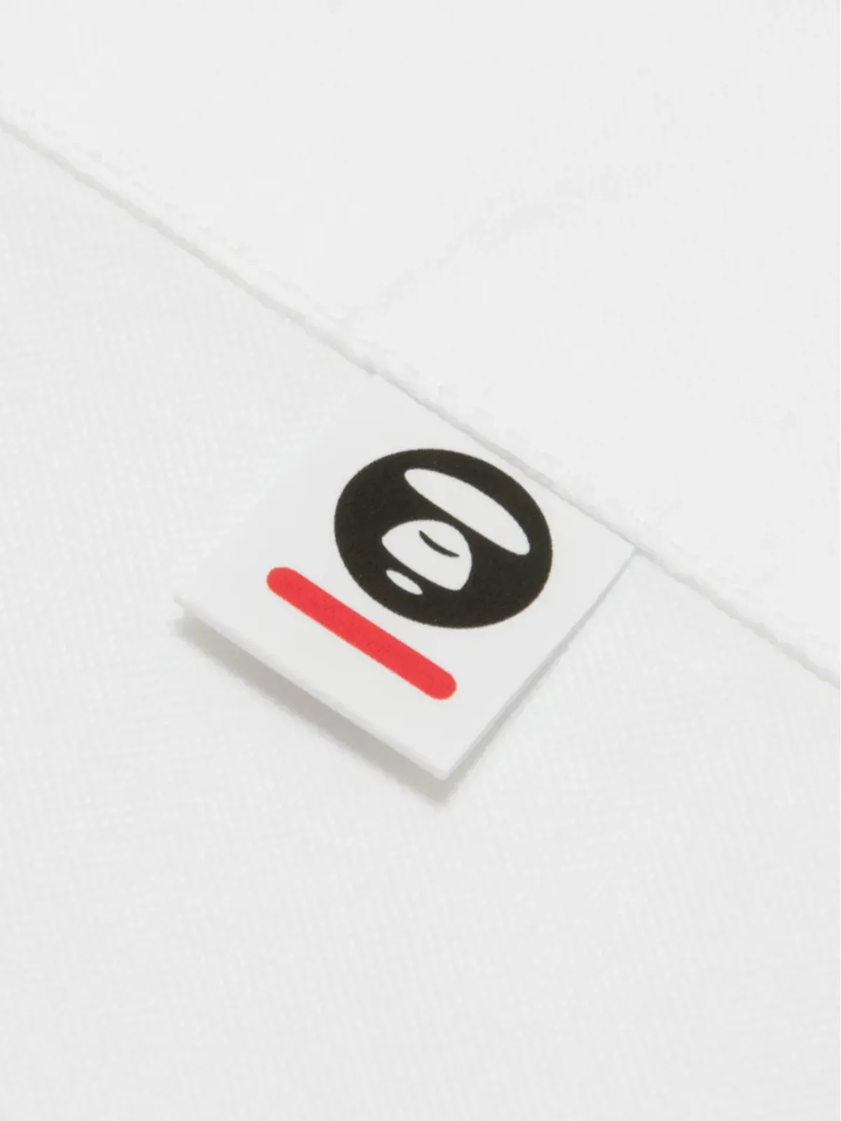 AAPE BY *A BATHING APE® ロゴレタリングショートスリーブシャツ - White - 画像4