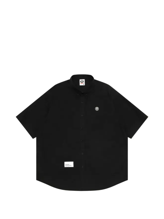 AAPE BY *A BATHING APE® AAPE BY *A BATHING APE® 半袖ロゴシャツ（ブラック）の商品画像