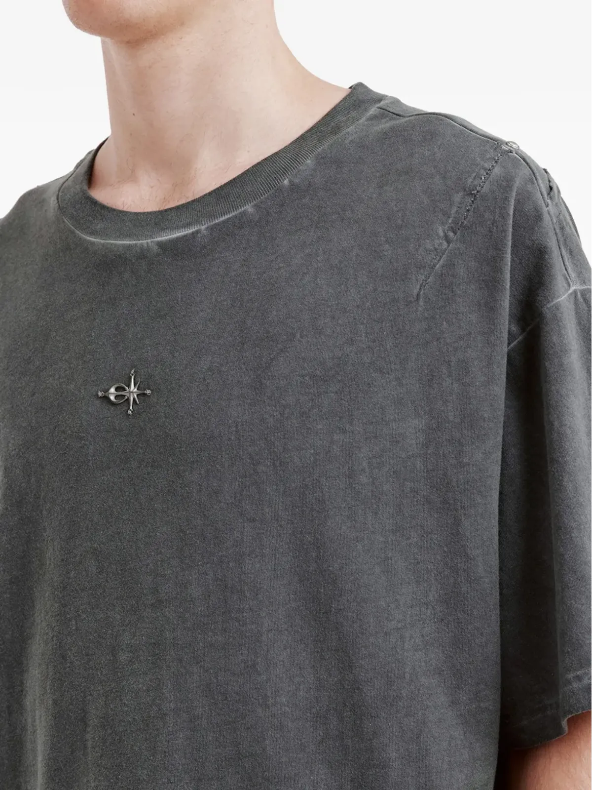 FIVE CM パッチワークデザインTシャツ - 画像5