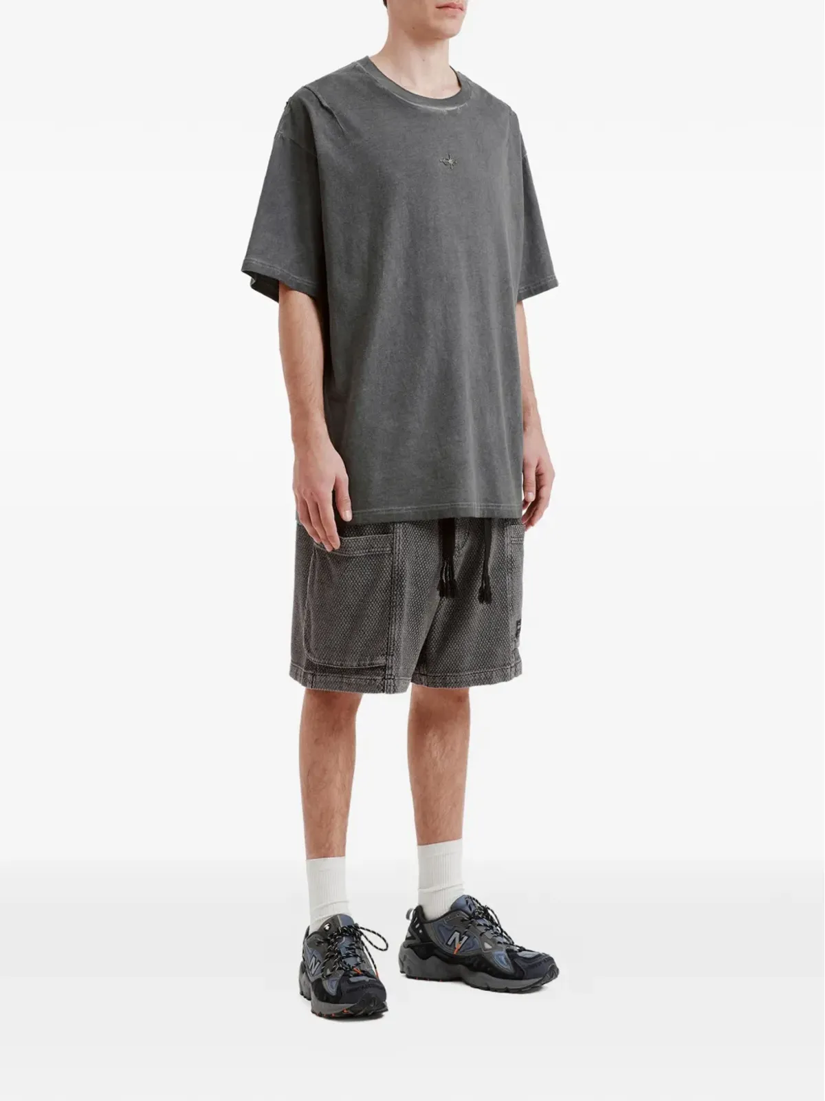 FIVE CM パッチワークデザインTシャツ - 画像2