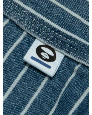 AAPE BY *A BATHING APE® ストライプポケットシャツ ブルー - サムネイル5