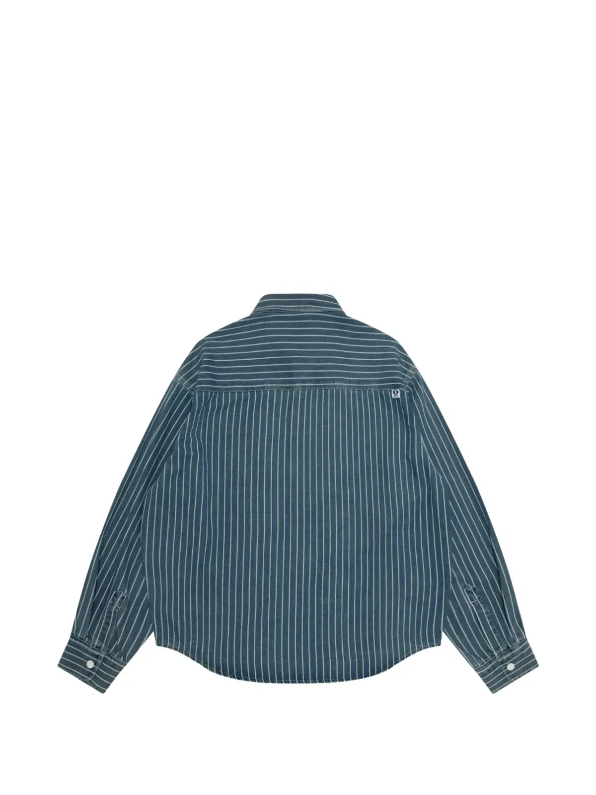 AAPE BY *A BATHING APE® ストライプポケットシャツ ブルー - 画像2