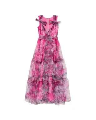 MIAU by Clara Rotescu Kino bow floral dress - サムネイル1