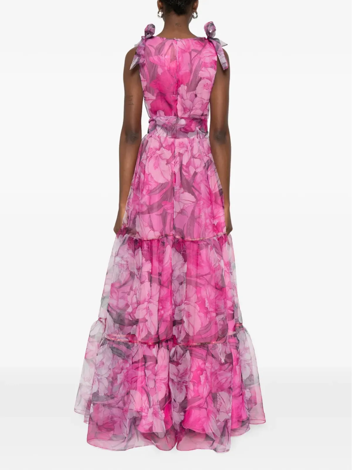 MIAU by Clara Rotescu Kino bow floral dress - 画像4