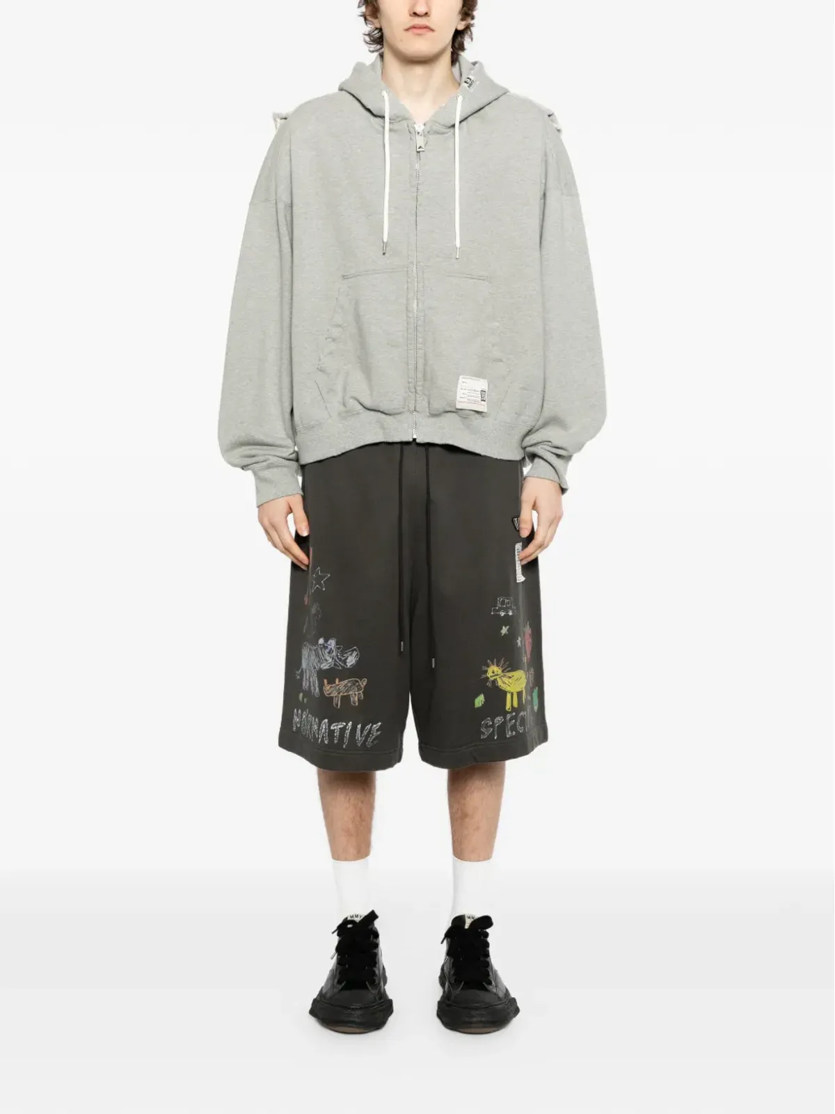Maison MIHARA YASUHIRO コットンジップアップフーディ - 画像2