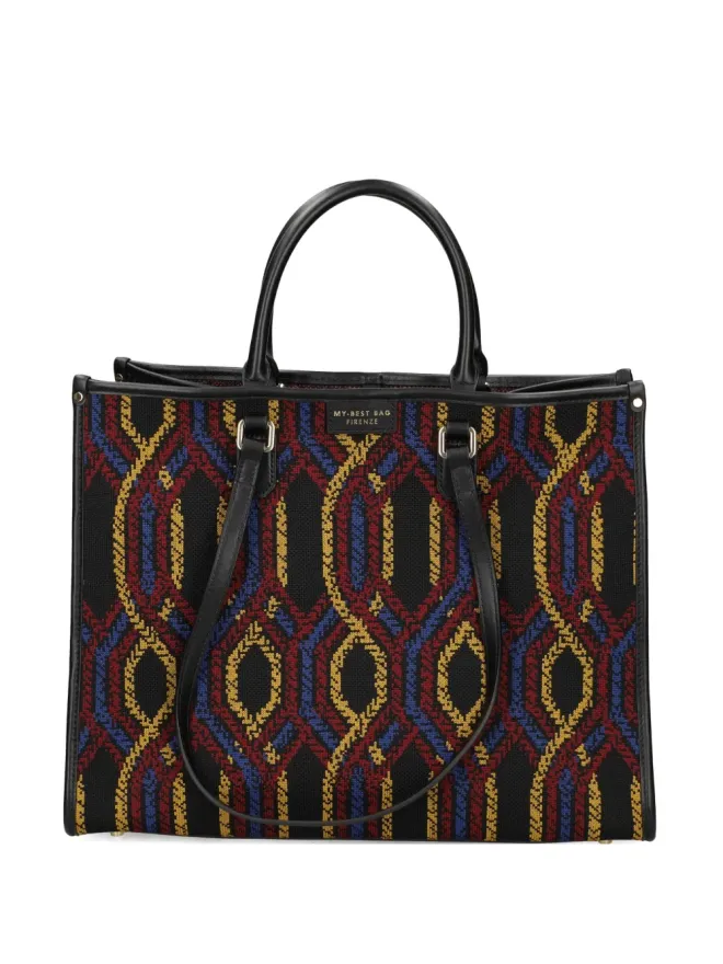 MY BEST BAG MY BEST BAG 柄入りトートバッグの商品画像