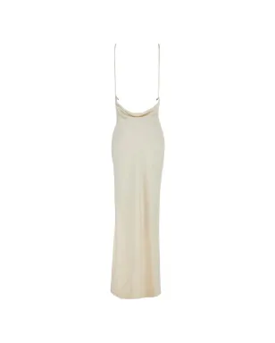 THE ANDAMANE cowl-neck slip dress - Neutrals - サムネイル2