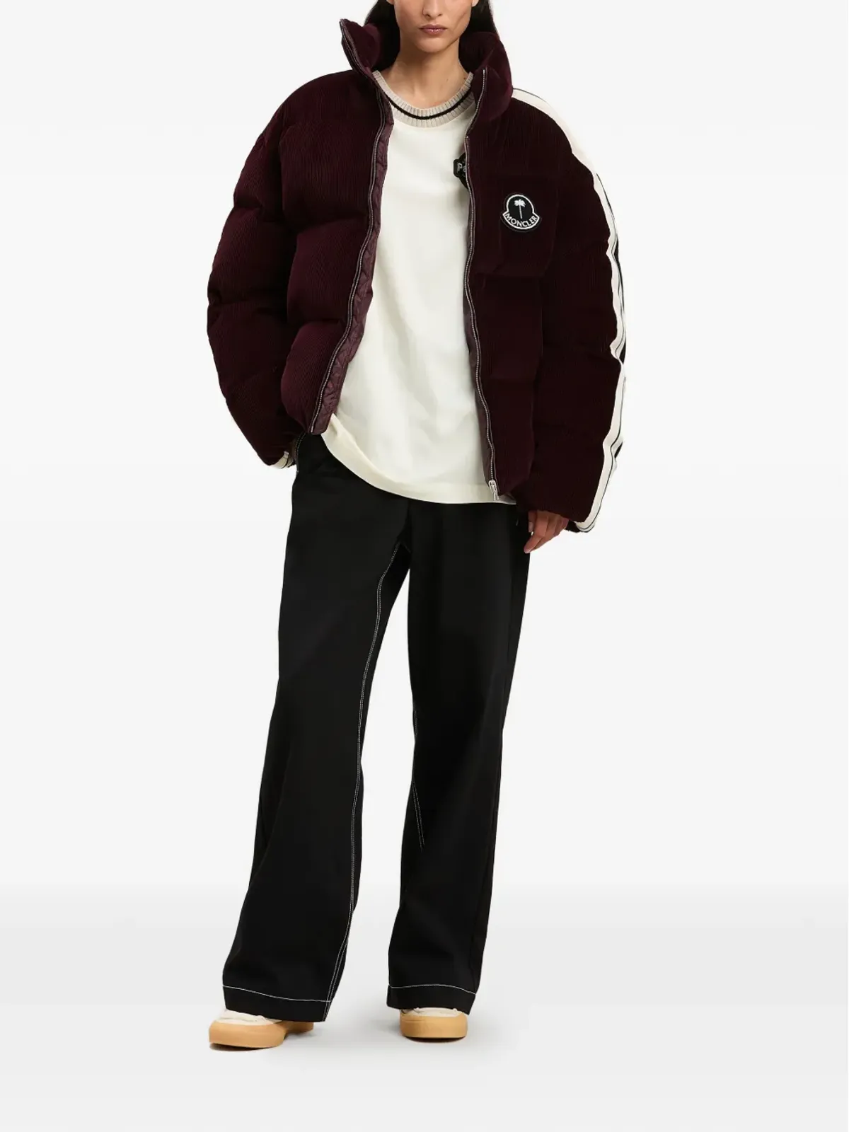 Palm Angels x Moncler Abrolhos ダウンジャケット - レッド - 画像2