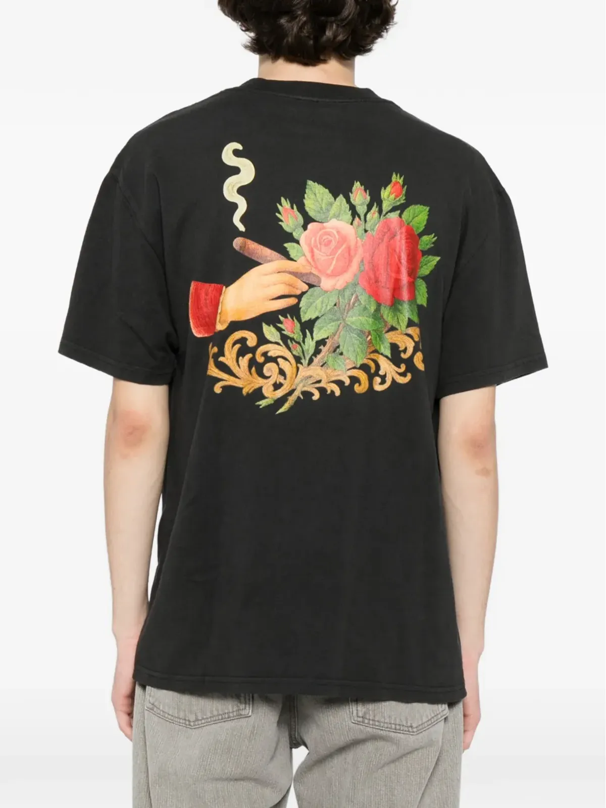 Melt ローズプリント Tシャツ - 画像4