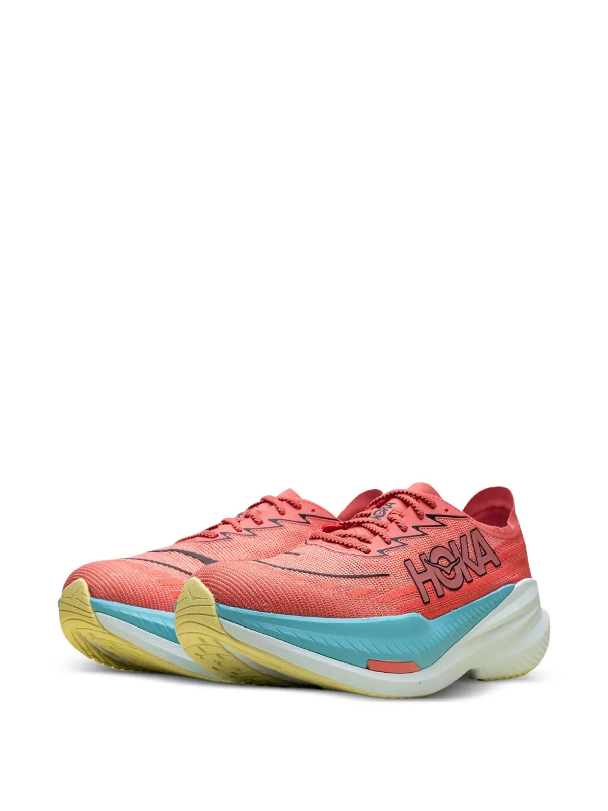 HOKA Mach X 2 ロゴプリント ロー・トップスニーカー - 画像4