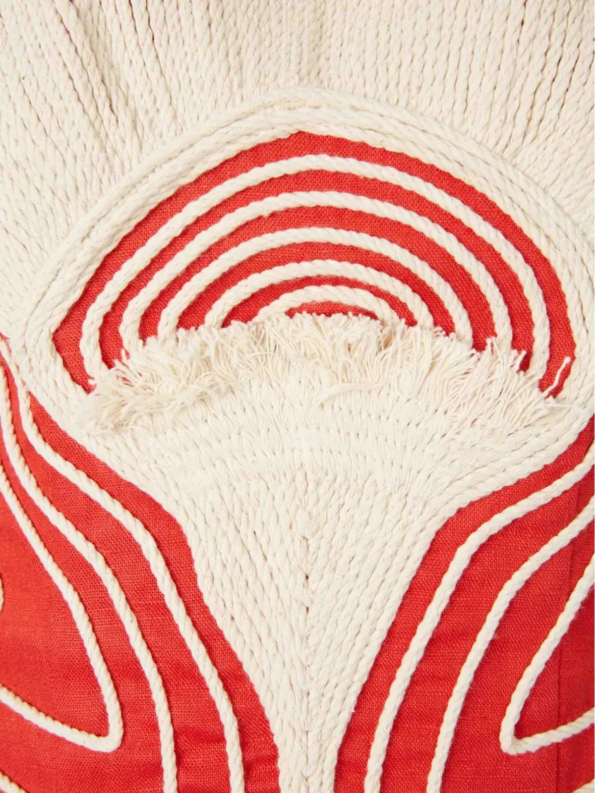 ANDRES OTALORA Sol Quema フリンジドトップ - 画像4