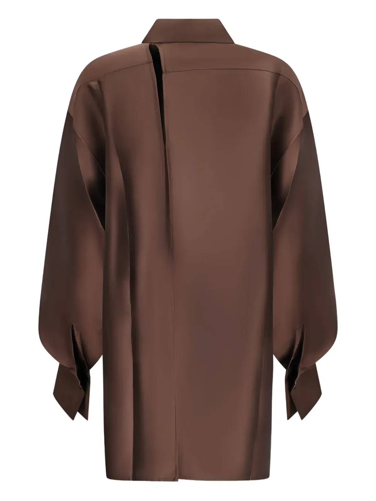 Di Stavnitser Milena organza blouse - Brown - 画像2