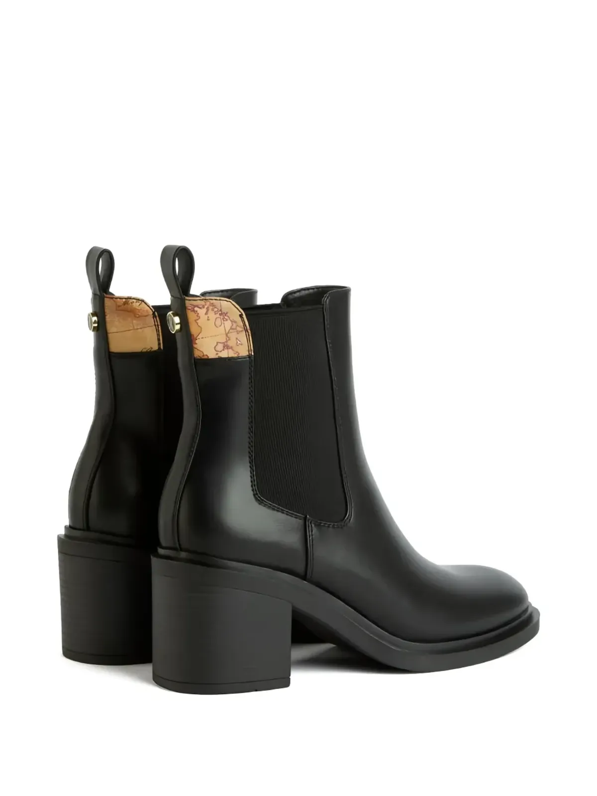 ALVIERO MARTINI 1° CLASSE ブロックヒール パネルドブーツ - 画像3