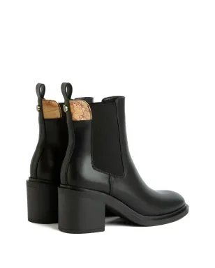 ALVIERO MARTINI 1° CLASSE ブロックヒール パネルドブーツ - サムネイル3