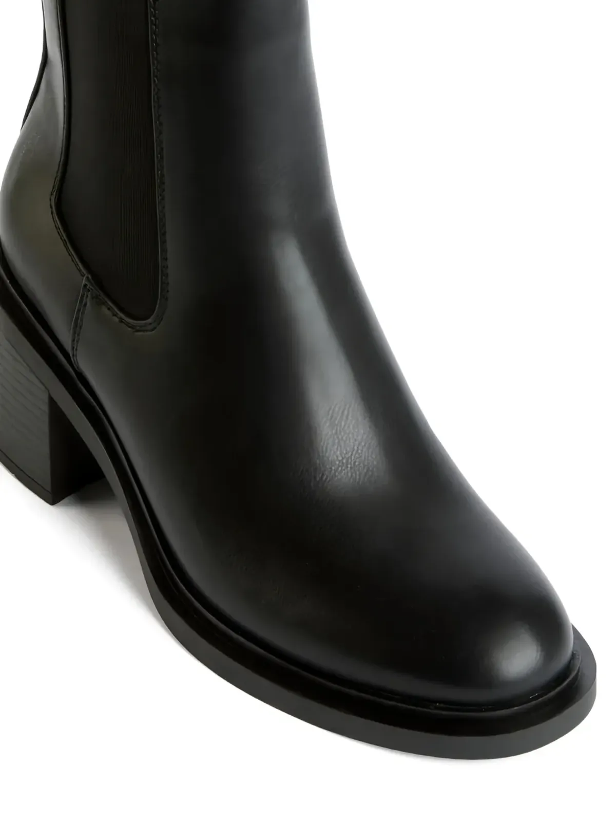 ALVIERO MARTINI 1° CLASSE ブロックヒール パネルドブーツ - 画像4