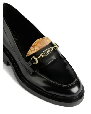 ALVIERO MARTINI 1° CLASSE エナメルホースビット ローファー - ブラック - サムネイル4