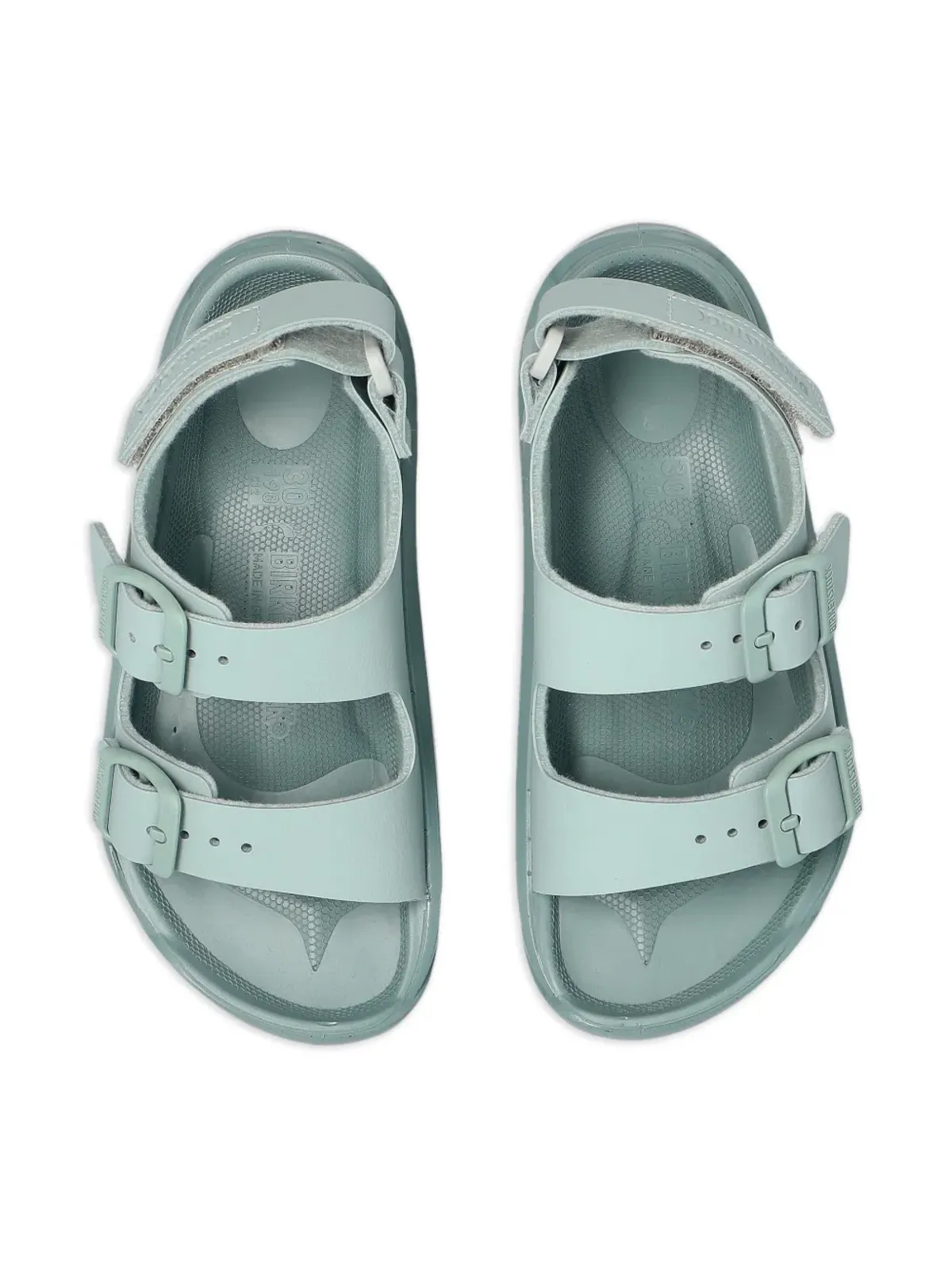 Birkenstock Kids モガミ バックルストラップサンダル ブルー - 画像4