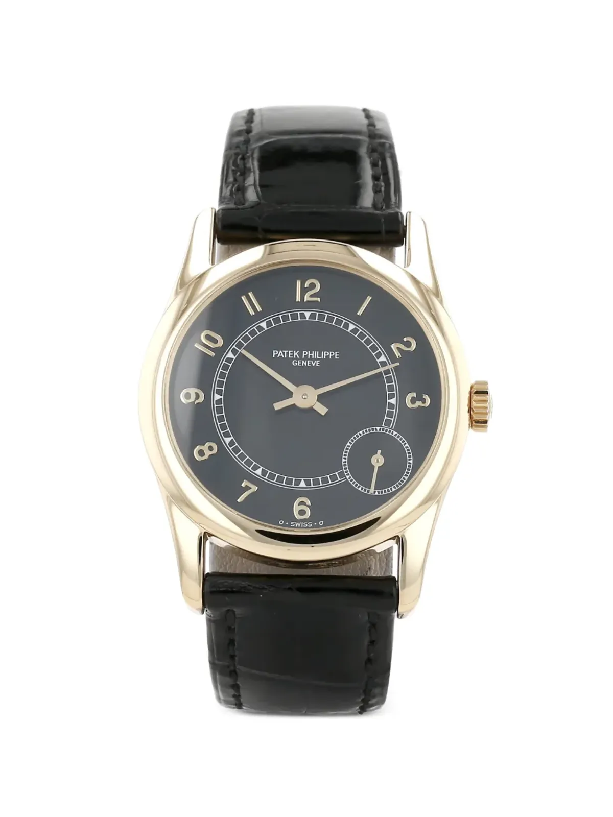 Patek Philippe Pre-Owned 1994s Calatrava アラビア数字ウォッチ ブラック - 画像1