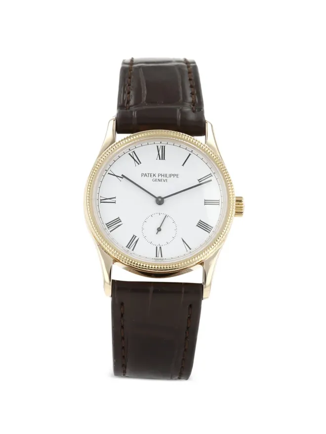 Patek Philippe Pre-Owned Patek Philippe Pre-Owned 1980's クルース・ド・パリ Calatrava - Whiteの商品画像
