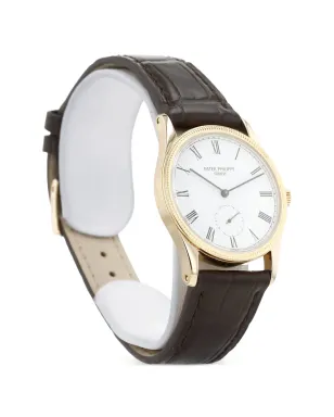 Patek Philippe Pre-Owned 1980's クルース・ド・パリ Calatrava - White - サムネイル3