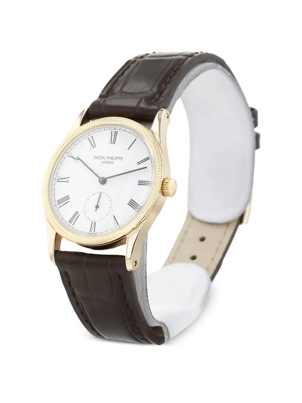 Patek Philippe Pre-Owned 1980's クルース・ド・パリ Calatrava - White - 画像4