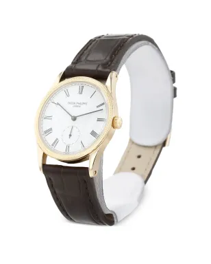 Patek Philippe Pre-Owned 1980's クルース・ド・パリ Calatrava - White - サムネイル4