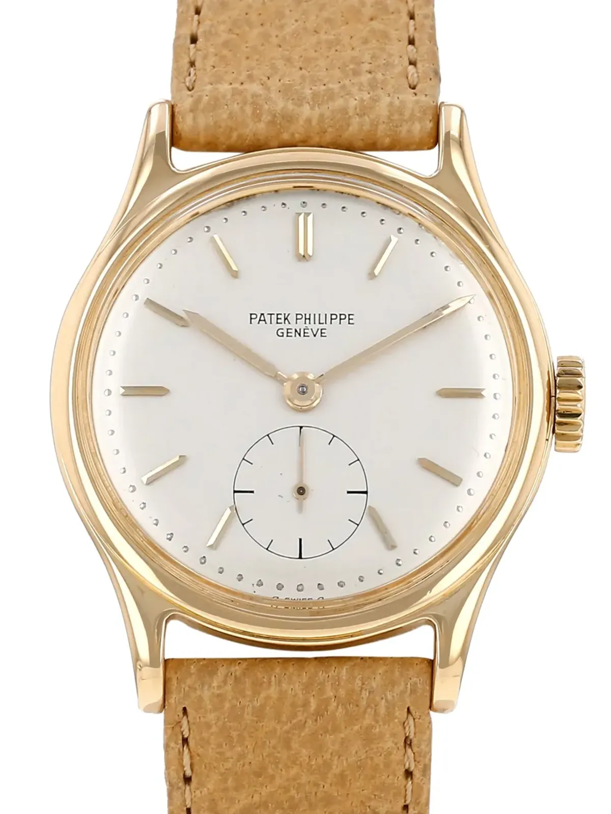 Patek Philippe Calatrava 小秒針 1950年代 ビンテージ 腕時計 - 画像2