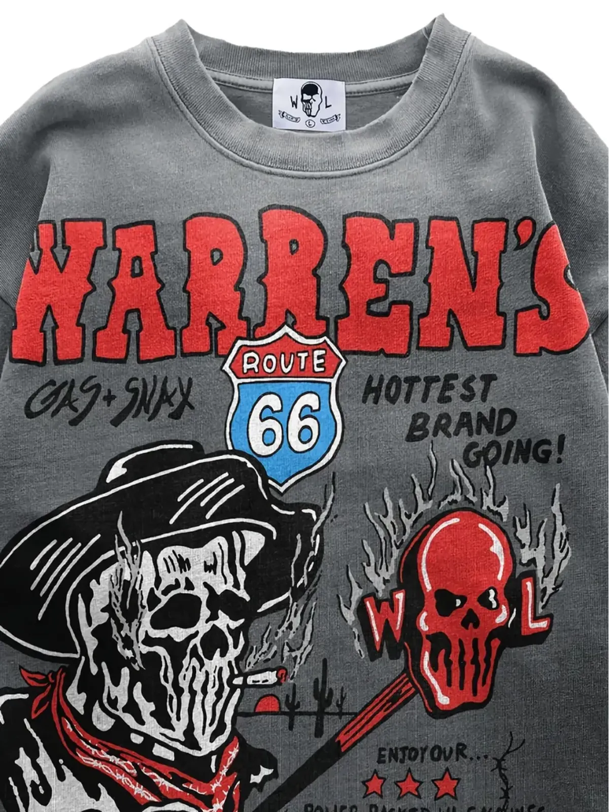 Warren Lotas フェードプリントTシャツ - 画像2